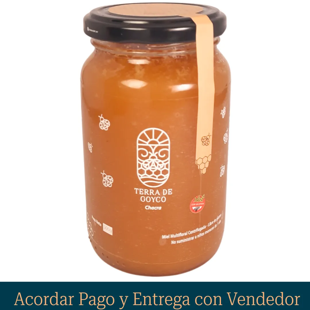 Miel Centrifugada-Multifloral Chacra- Frasco 500g