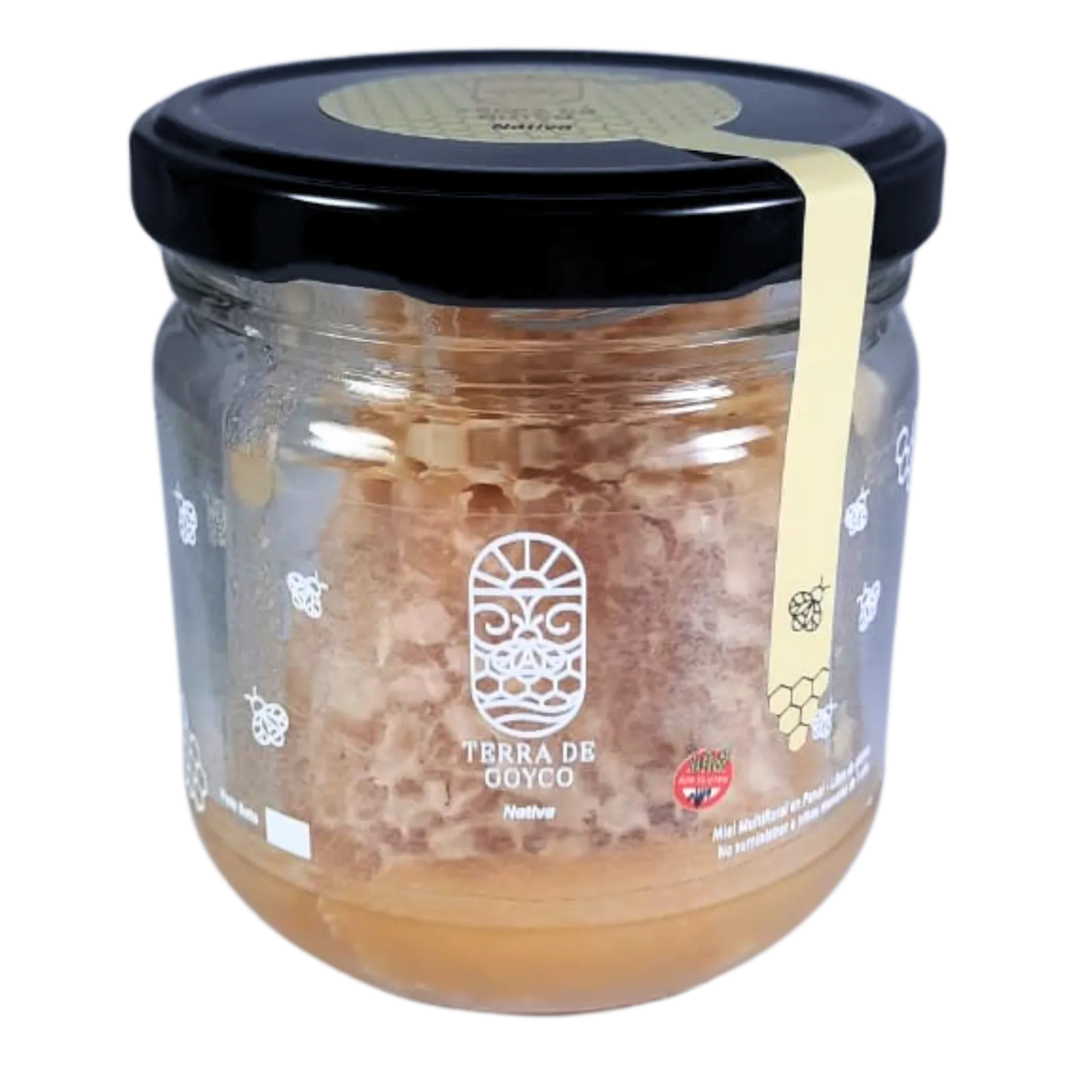 Miel en Panal-Multifloral Nativa- Frasco (precio x gramo) STOCK LTDO