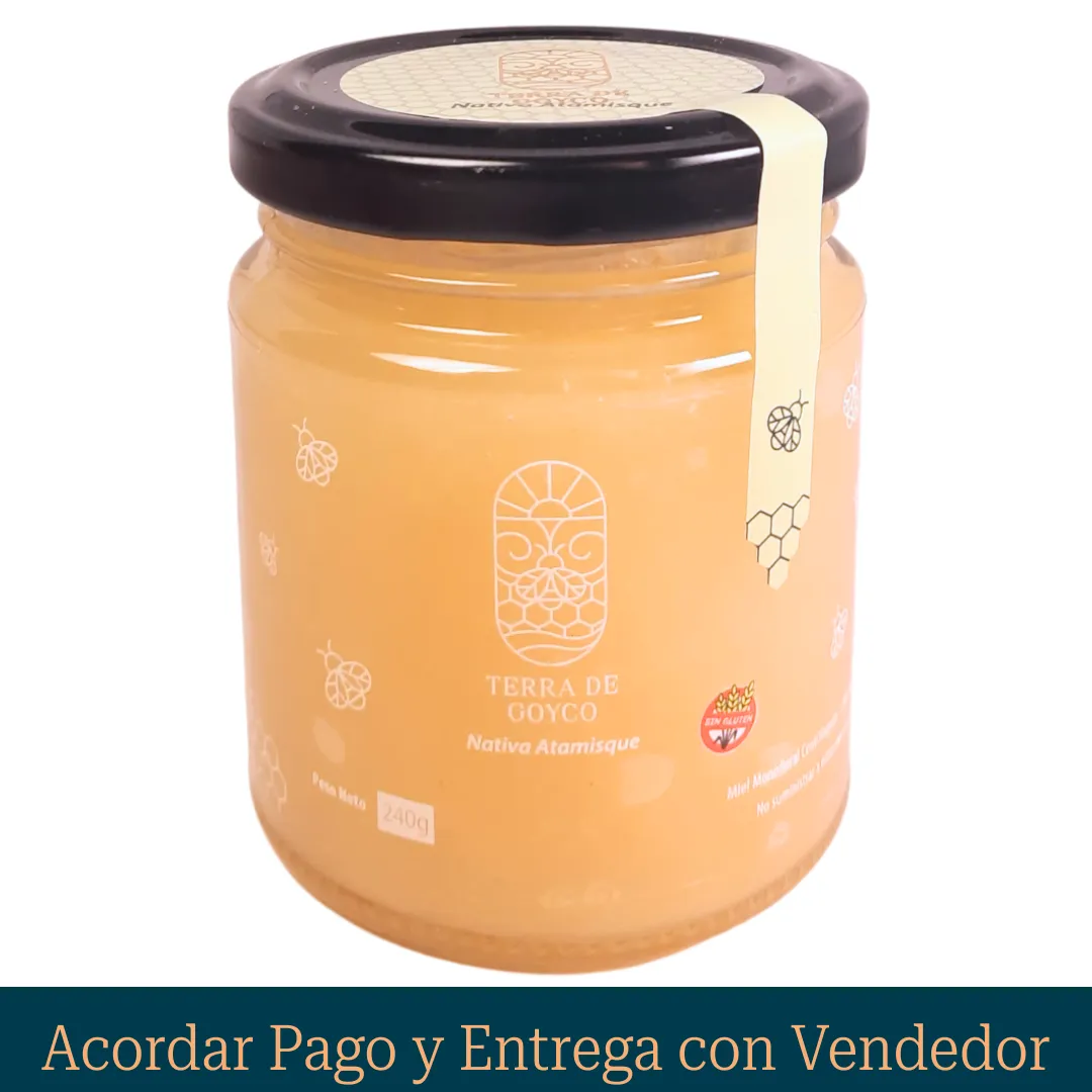Miel Centrifugada-Atamisque Nativa-Frasco 240g STOCK LTDO